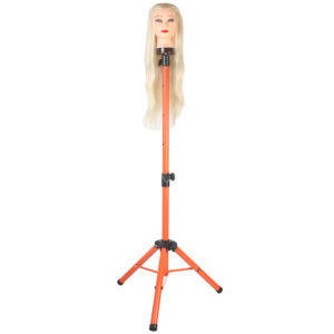 Alternative view of Kuaför Eğitim Mankeni İçin Metal Tripod - Turuncu + Taşıma Çantası