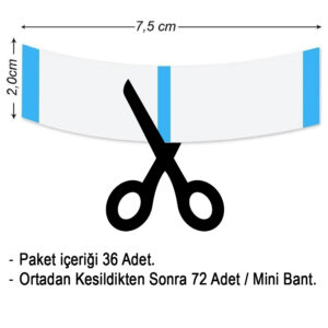 Alternative view of Ultra-Hold Mini's Protez Saç Bandı 36 Adet / 72 Tabs