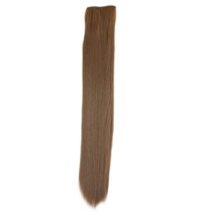 Fiber Sentetik Düz 8 Parça Çıt Çıt - Kumral 7 Fiber Sentetik Düz 8 Parça Çıt Çıt - Kumral