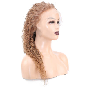 Afro Dalga Front Lace Gerçek Tül Peruk - Kumral - 60-65Cm 9 Afro Dalga Front Lace Gerçek Tül Peruk - Kumral - 60-65Cm