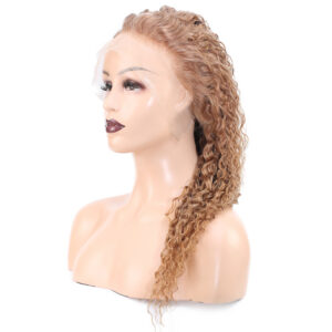 Afro Dalga Front Lace Gerçek Tül Peruk - Kumral - 60-65Cm 10 Afro Dalga Front Lace Gerçek Tül Peruk - Kumral - 60-65Cm