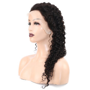 Afro Dalga Front Lace Gerçek Tül Peruk - Doğal - 60-65Cm 8 Afro Dalga Front Lace Gerçek Tül Peruk - Doğal - 60-65Cm