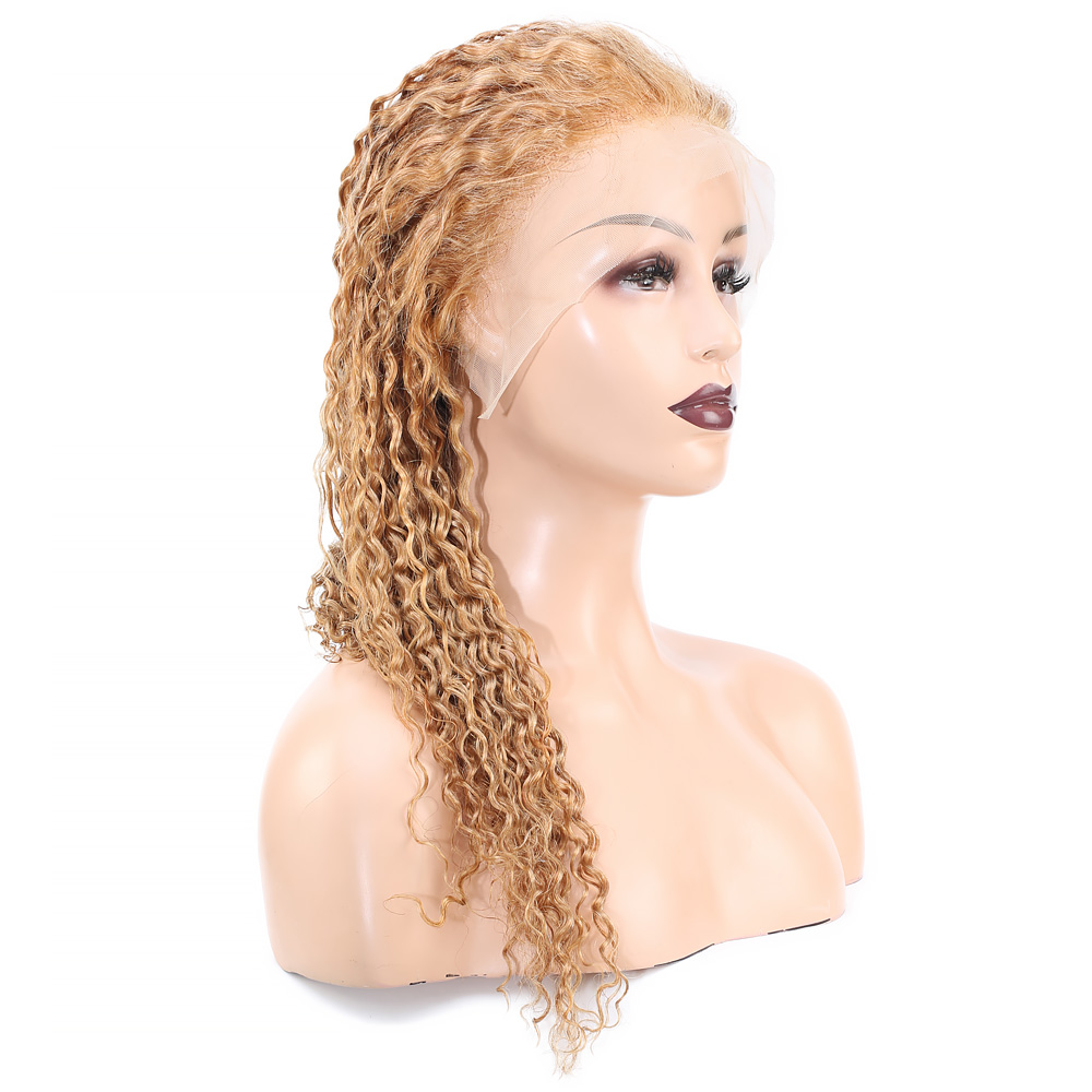 Afro Dalga Front Lace Gerçek Tül Peruk - Altın Karamel - 60-65Cm 5 Afro Dalga Front Lace Gerçek Tül Peruk - Altın Karamel - 60-65Cm - Görsel 3
