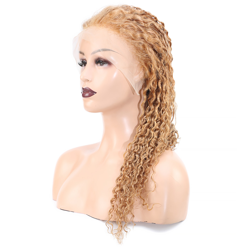 Afro Dalga Front Lace Gerçek Tül Peruk - Altın Karamel - 60-65Cm 6 Afro Dalga Front Lace Gerçek Tül Peruk - Altın Karamel - 60-65Cm - Görsel 4