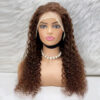 Afro Dalga Front Lace Gerçek Tül Peruk - Açık Kahve - 70-75Cm 1 Afro Dalga Front Lace Gerçek Tül Peruk - Açık Kahve - 70-75Cm