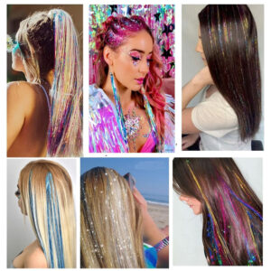 Hair Tinsel Saç Simi - Ht01 6 Hair Tinsel Saç Simi - Ht01