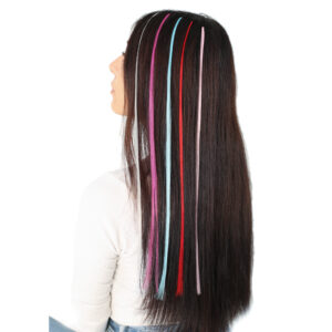20 Adet Karışık Renkli Fiber Sentetik Kaynaklık Saç 50Cm + Takım Aparatı Ve Boncuğu 7 20 Adet Karışık Renkli Fiber Sentetik Kaynaklık Saç 50Cm + Takım Aparatı Ve Boncuğu