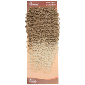 QueenSky Afro Dalgası Saç - 75cm - 240gr - Kumral Platin Ombre