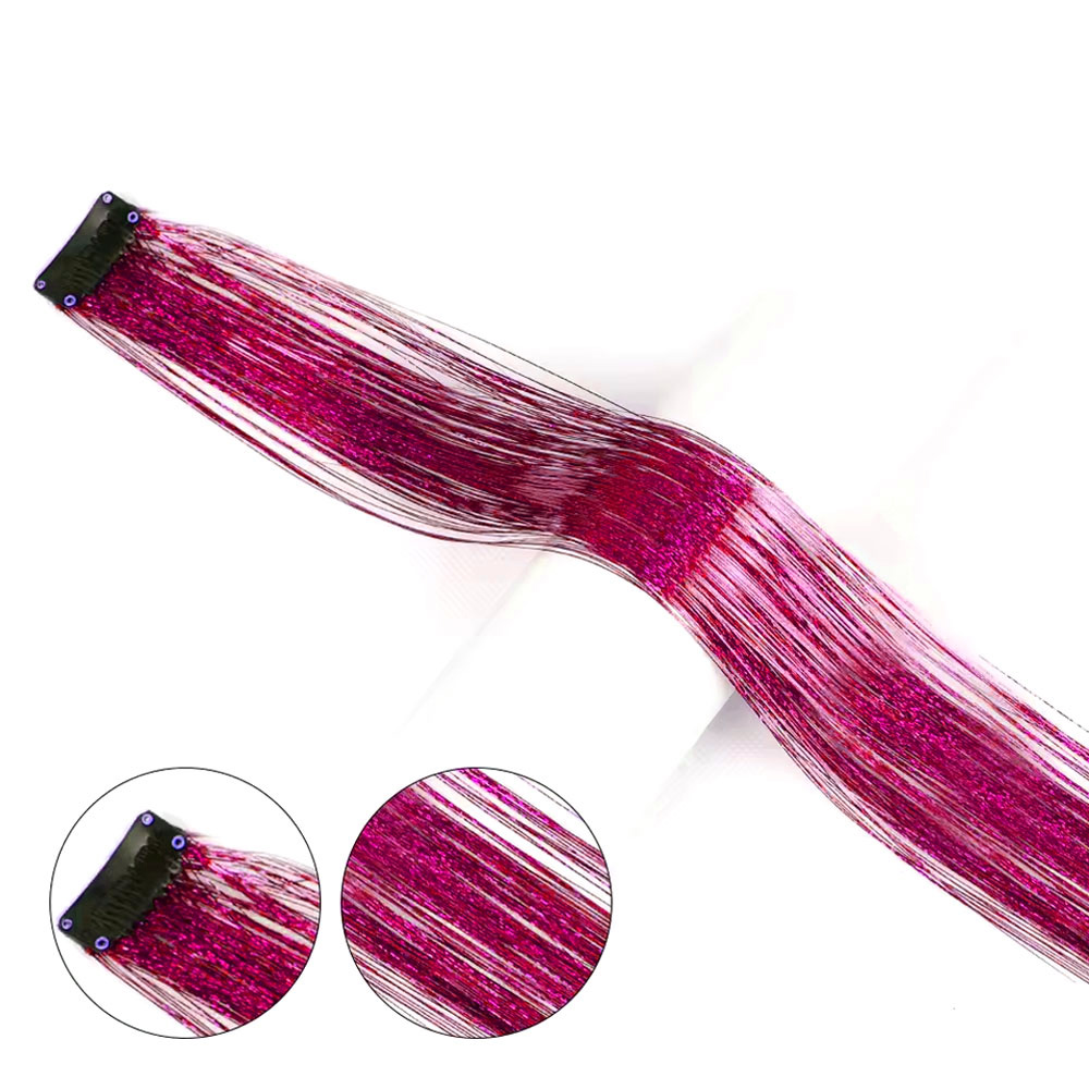 Klipsli Hair Tinsel Saç Simi - Htk21 2 Klipsli Hair Tinsel Saç Simi - Htk21
