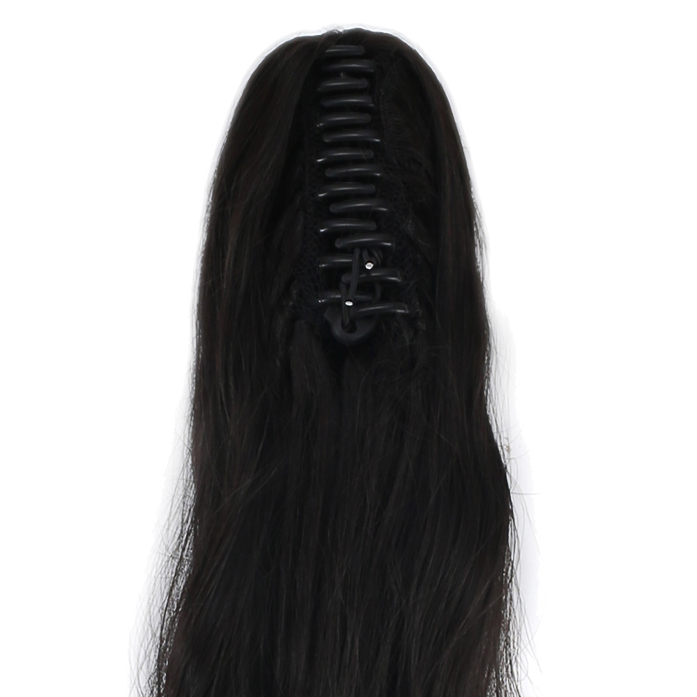 Tokalı Protein Fiber Sentetik At Kuyruğu - Koyu Kahve 7 Tokalı Protein Fiber Sentetik At Kuyruğu - Koyu Kahve - Görsel 5