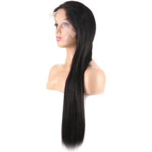 Dip Uç Dolu Doğal Siyah Tül Peruk Front Lace Düz %100 Gerçek Saç - 70-75Cm 11 Dip Uç Dolu Doğal Siyah Tül Peruk Front Lace Düz %100 Gerçek Saç - 70-75Cm