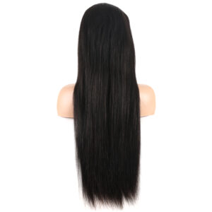 Dip Uç Dolu Doğal Siyah Tül Peruk Front Lace Düz %100 Gerçek Saç - 70-75Cm 12 Dip Uç Dolu Doğal Siyah Tül Peruk Front Lace Düz %100 Gerçek Saç - 70-75Cm
