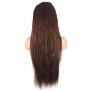 Dip Uç Dolu Koyu Kestane Kahve Tül Peruk Front Lace Düz %100 Gerçek Saç - 70-75Cm 12 Dip Uç Dolu Koyu Kestane Kahve Tül Peruk Front Lace Düz %100 Gerçek Saç - 70-75Cm