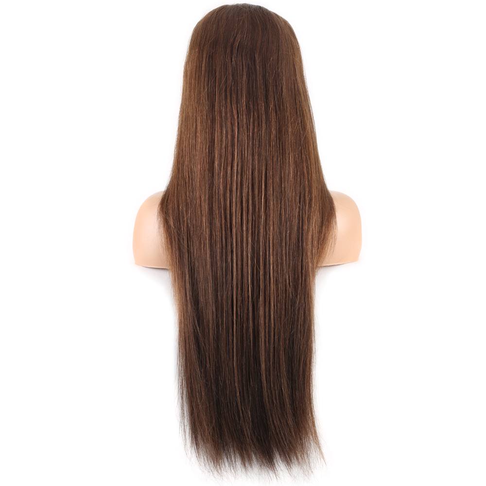 Dip Uç Dolu Sıcak Kestane Kahve Tül Peruk Front Lace Düz %100 Gerçek Saç - 70-75Cm 7 Dip Uç Dolu Sıcak Kestane Kahve Tül Peruk Front Lace Düz %100 Gerçek Saç - 70-75Cm - Görsel 5