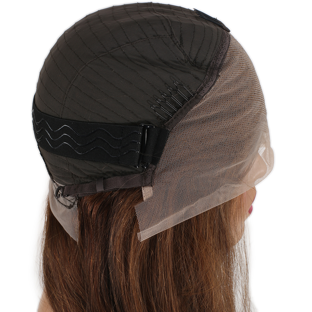 Dip Uç Dolu Sıcak Kestane Kahve Tül Peruk Front Lace Düz %100 Gerçek Saç - 70-75Cm 8 Dip Uç Dolu Sıcak Kestane Kahve Tül Peruk Front Lace Düz %100 Gerçek Saç - 70-75Cm - Görsel 6